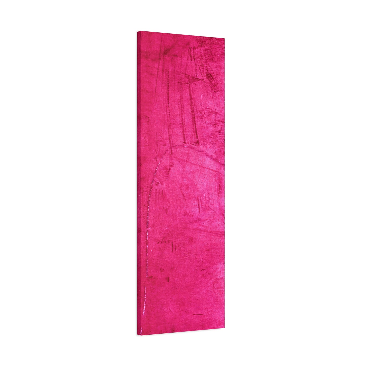 Vibrant Pink Stretched Canvas Art - 1.25" Matte Finish