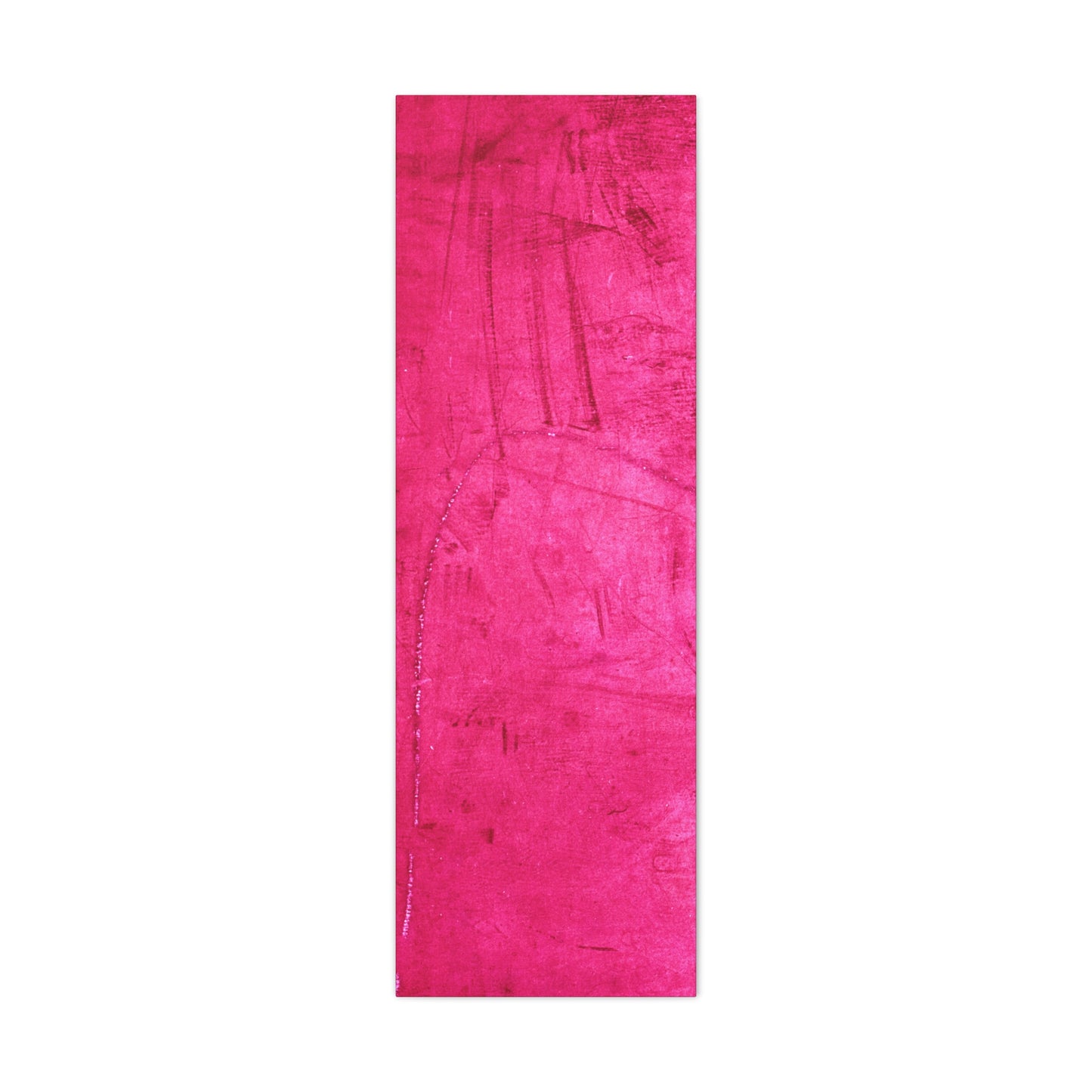 Vibrant Pink Stretched Canvas Art - 1.25" Matte Finish