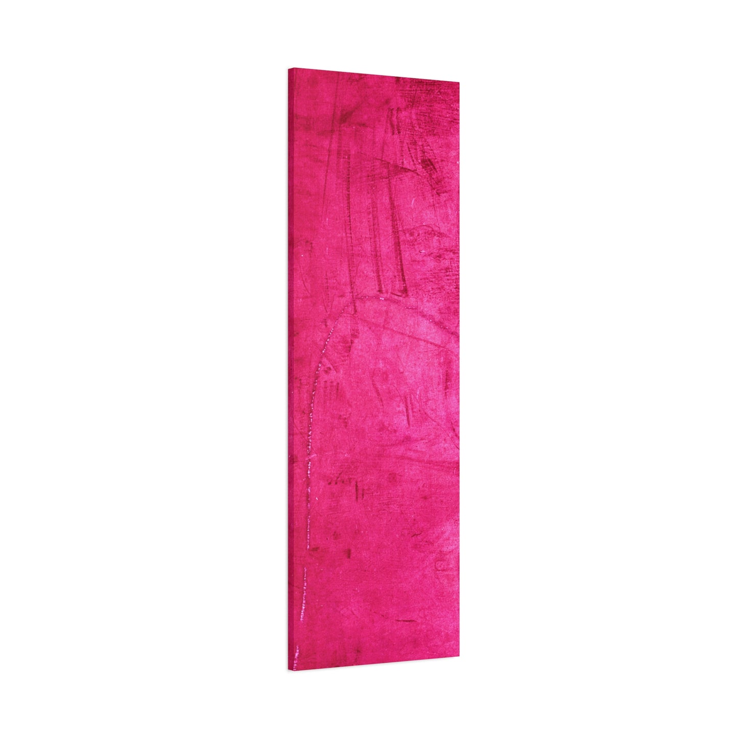 Vibrant Pink Stretched Canvas Art - 1.25" Matte Finish