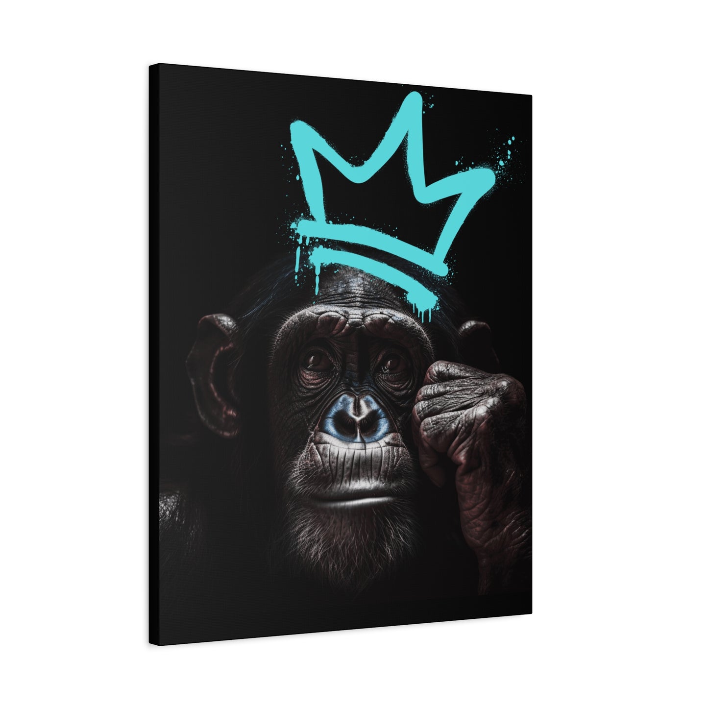 Artistic Monkey Wall Canvas - Crown Graphic Home Decor