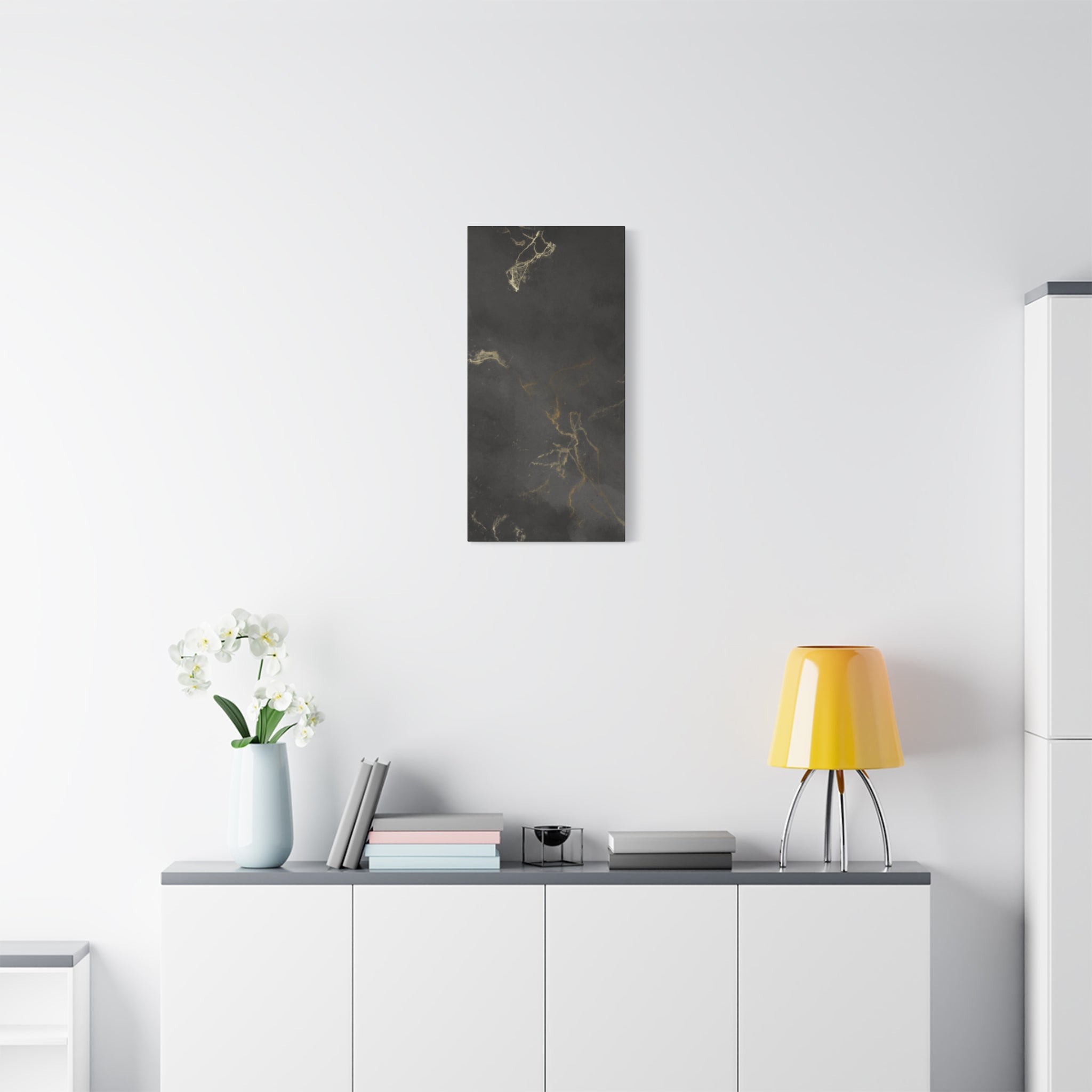 Modern Abstract Canvas Artwork - Stretched Matte Design 12"x 16"