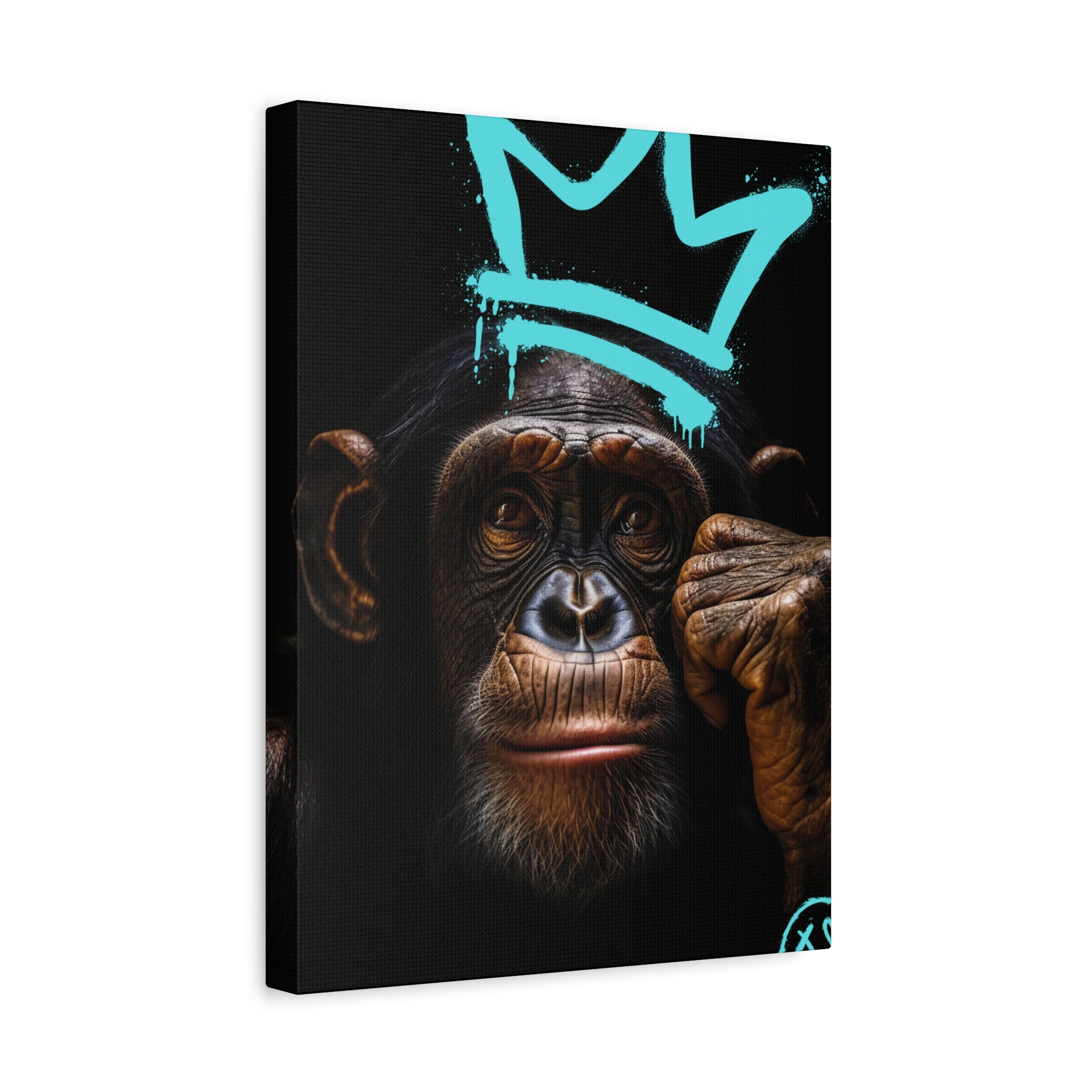 Artistic Monkey Wall Canvas - Crown Graphic Home Decor