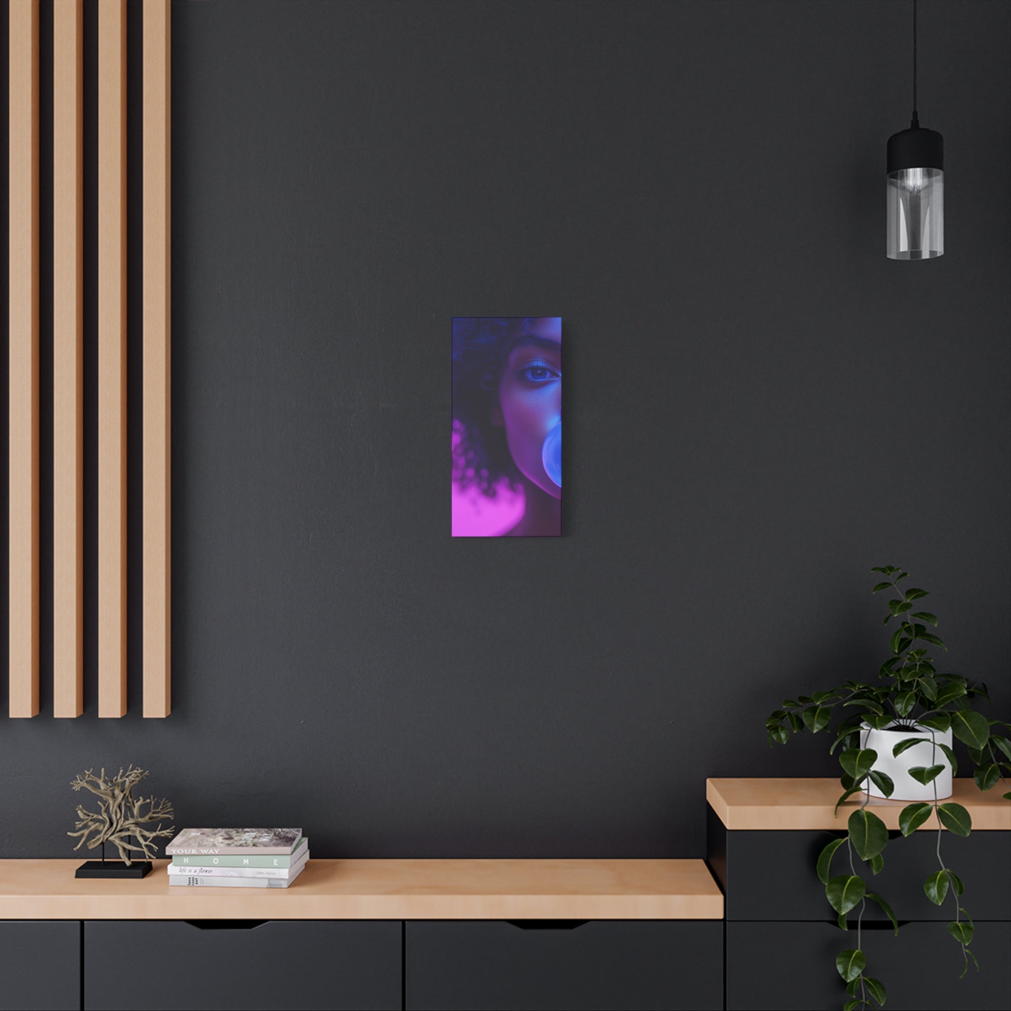 Colorful Bubblegum Canvas Art - Eye-Catching Stretched Wall Decor