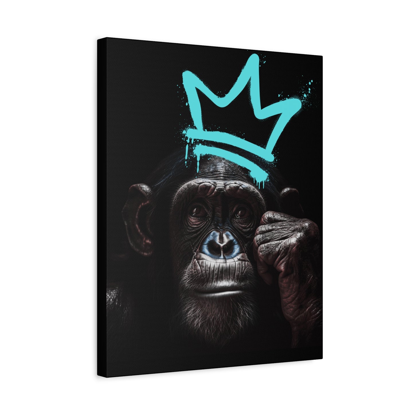 Artistic Monkey Wall Canvas - Crown Graphic Home Decor