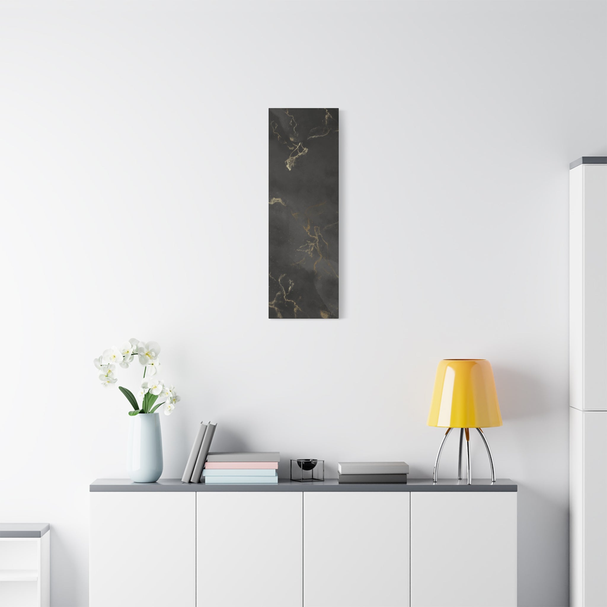 Modern Abstract Canvas Artwork - Stretched Matte Design 12"x 16"