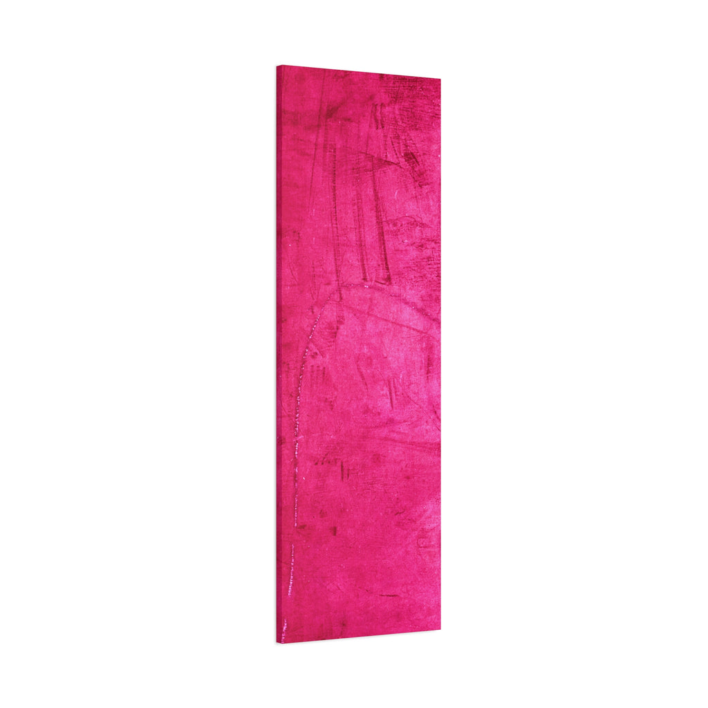 Vibrant Pink Stretched Canvas Art - 1.25" Matte Finish