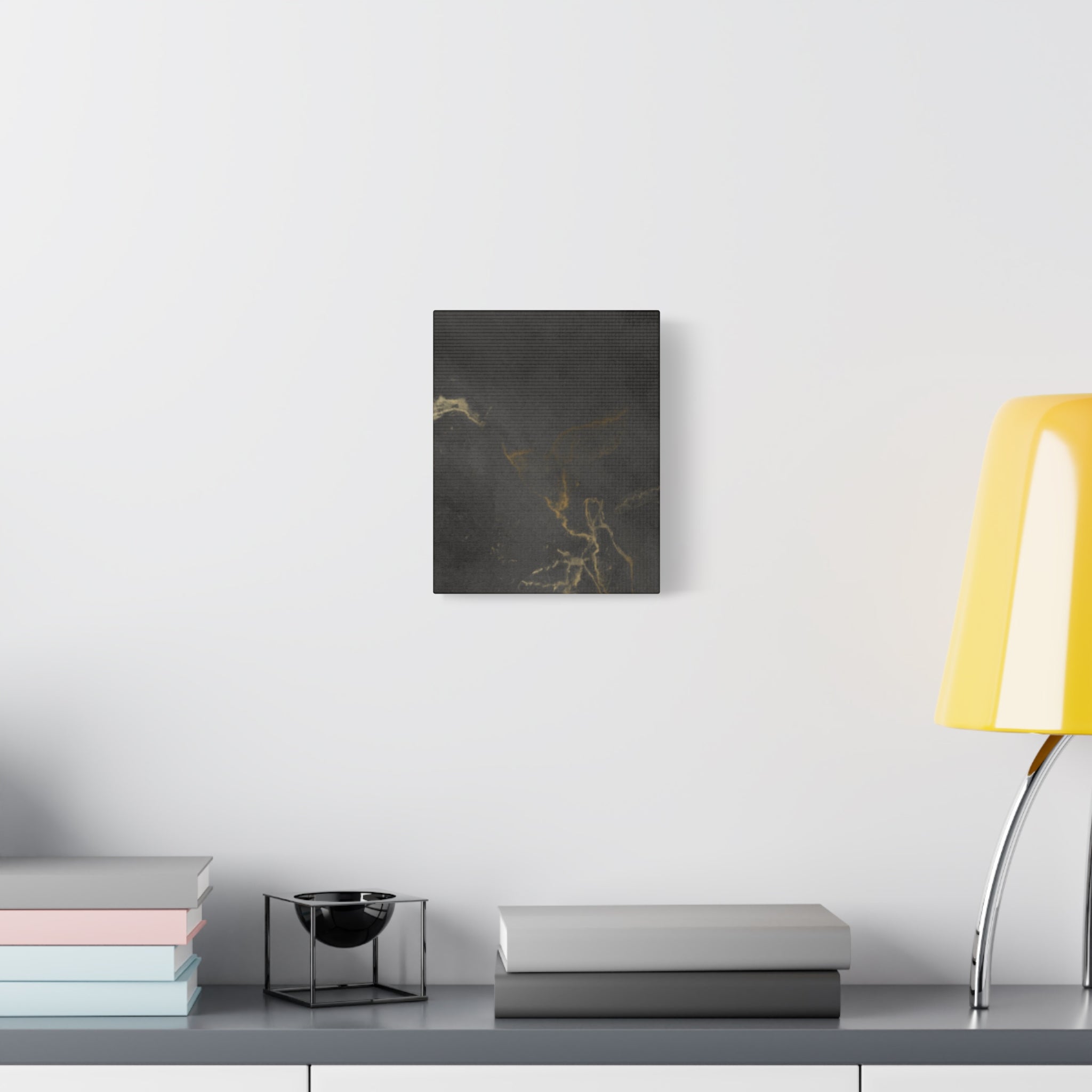 Modern Abstract Canvas Artwork - Stretched Matte Design 12"x 16"