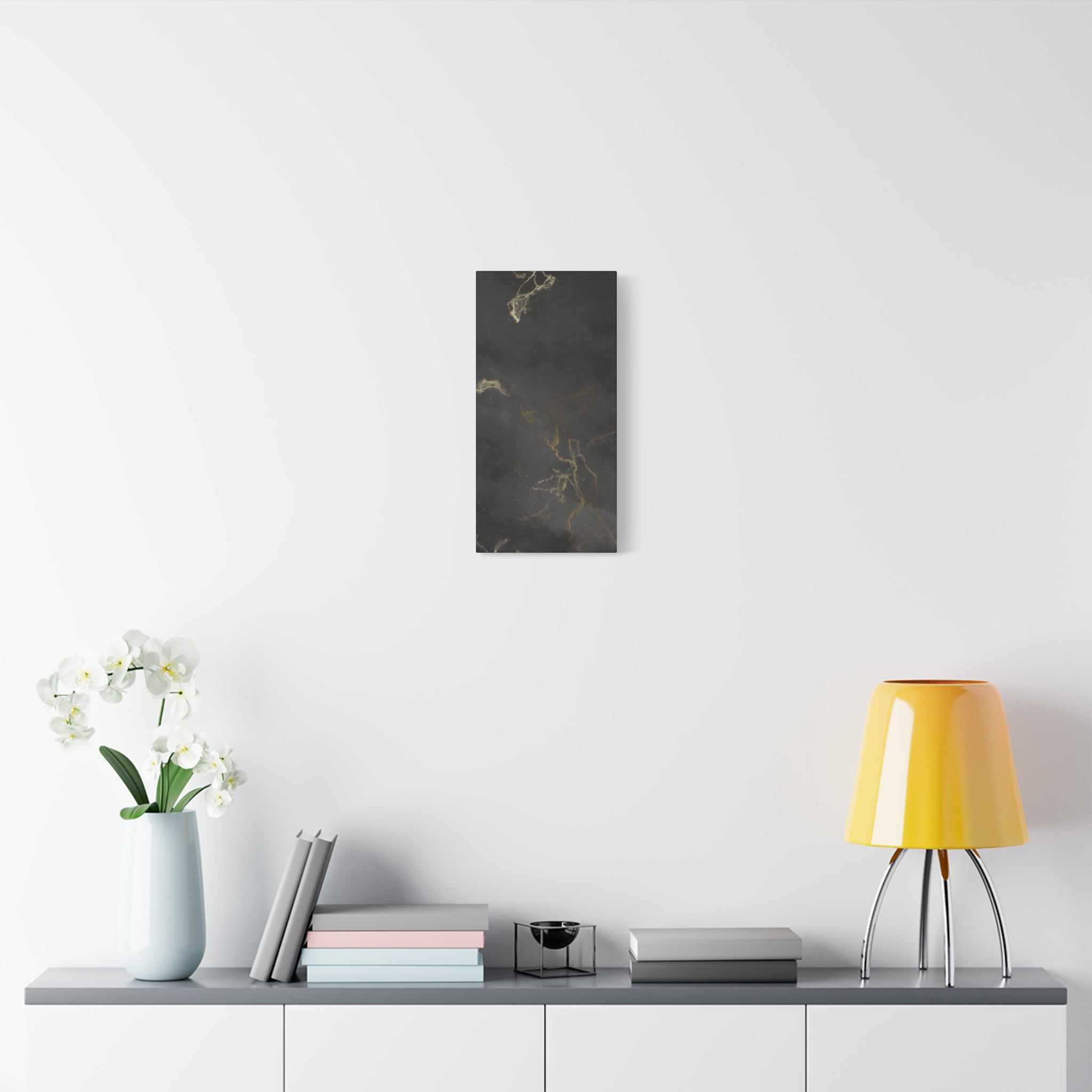 Modern Abstract Canvas Artwork - Stretched Matte Design 12"x 16"