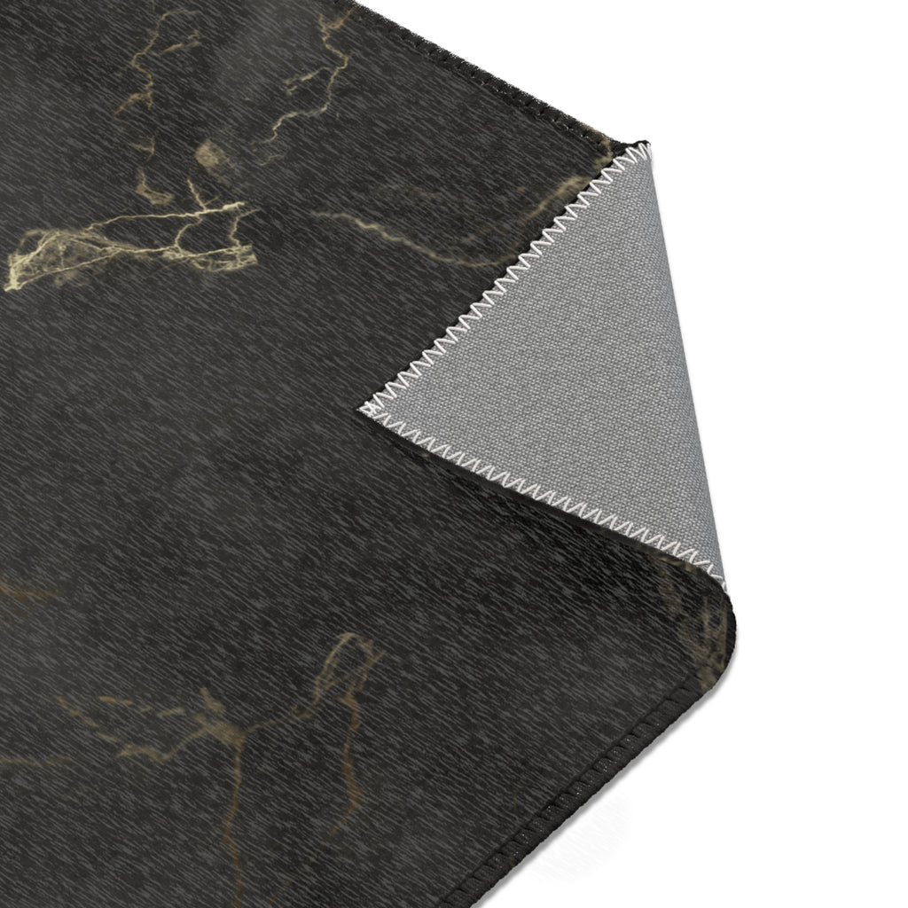 Elegant Marble Area Rug, Modern Home Decor, Living Room, Bedroom, Stylish Floor Mat, Gift Idea for Housewarming