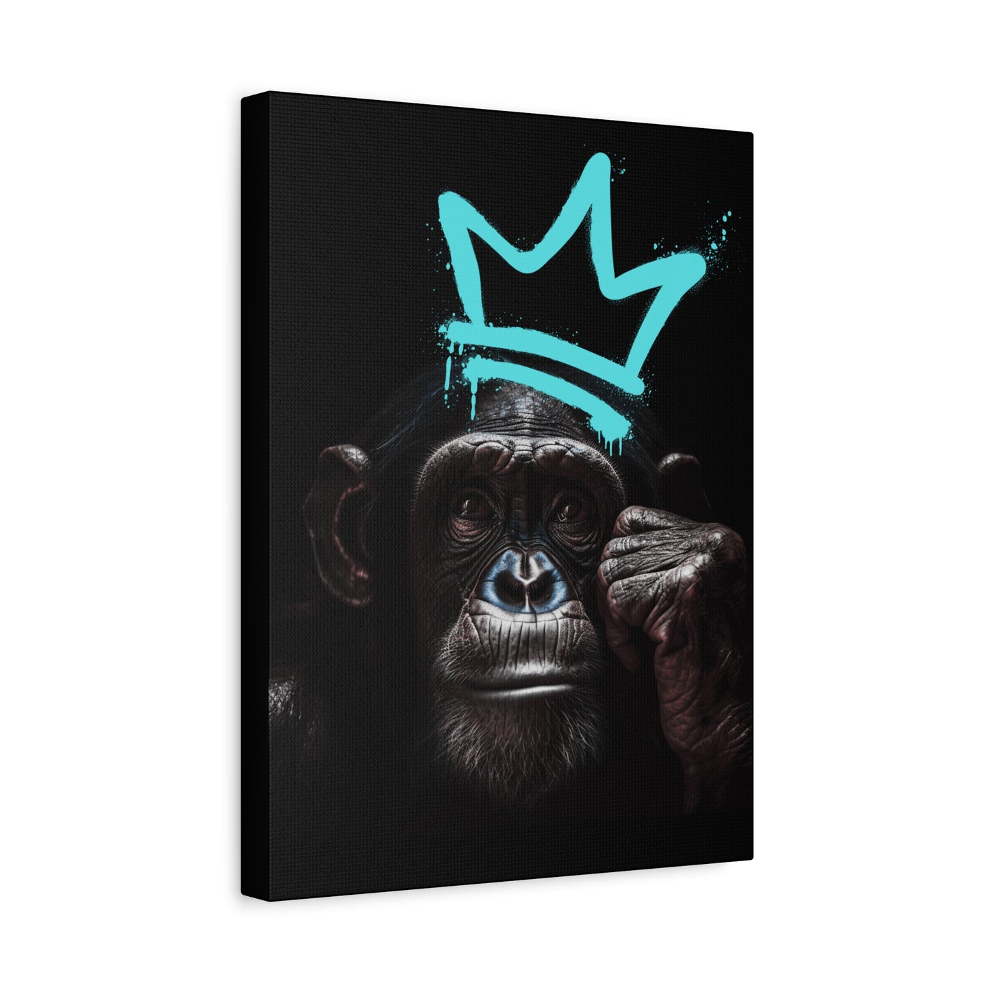 Artistic Monkey Wall Canvas - Crown Graphic Home Decor