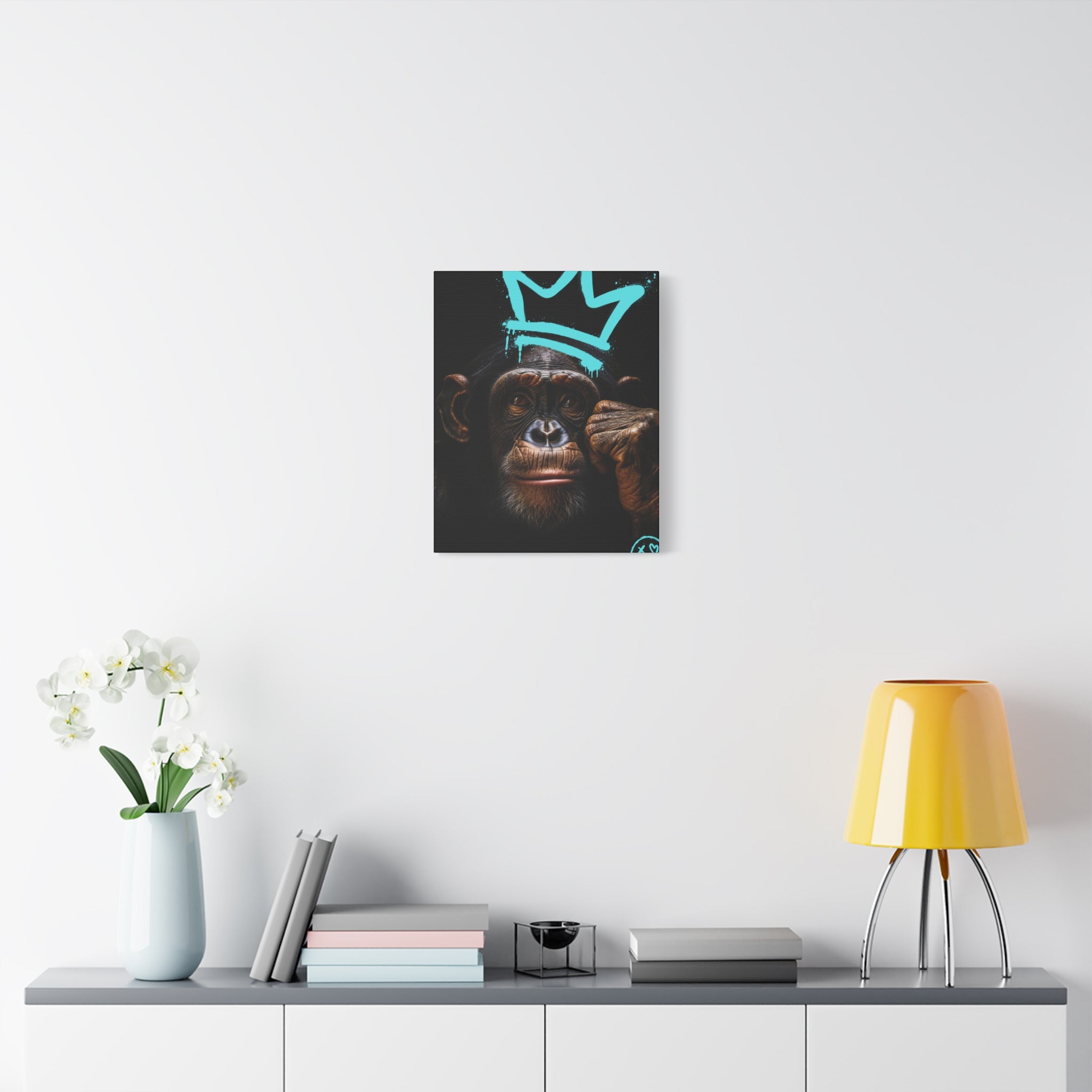 Artistic Monkey Wall Canvas - Crown Graphic Home Decor