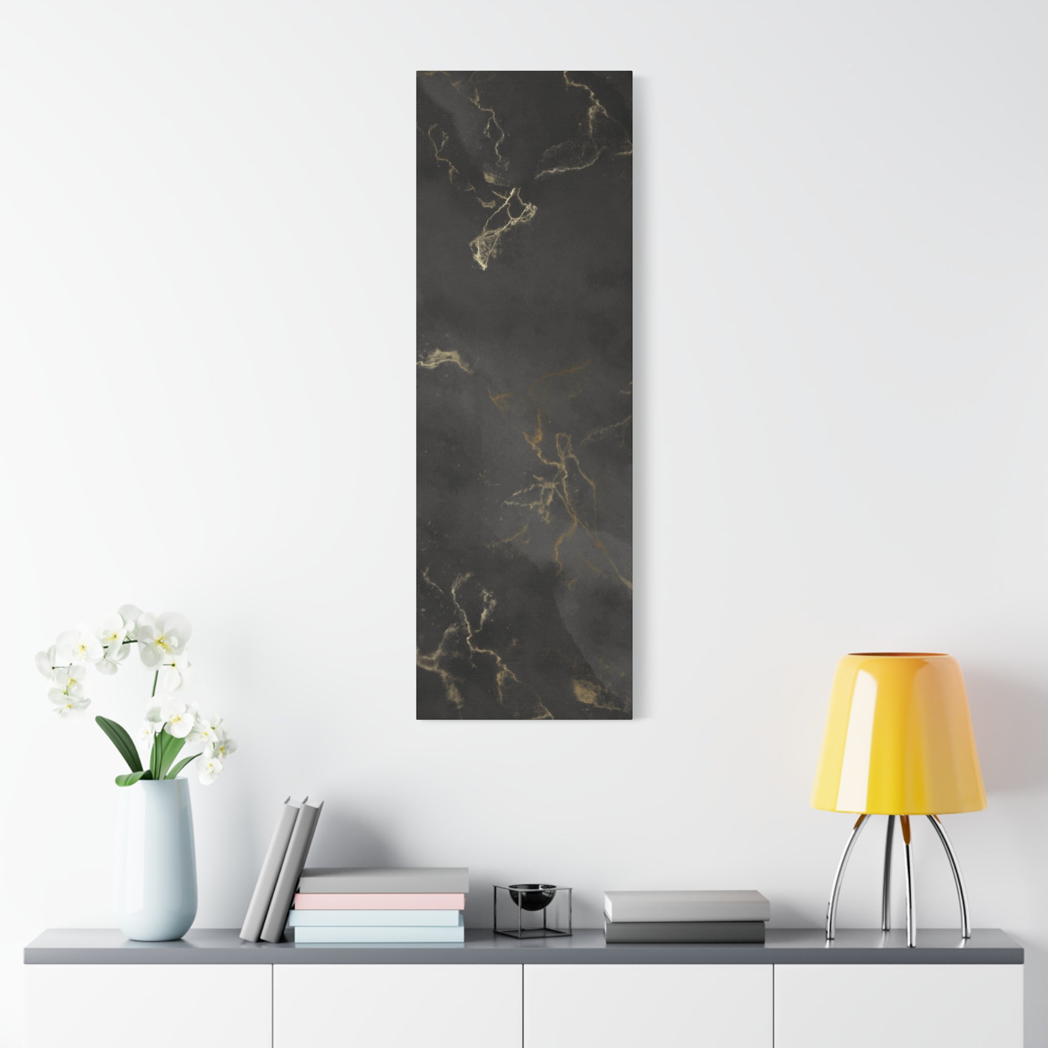 Modern Abstract Canvas Artwork - Stretched Matte Design 12"x 16"