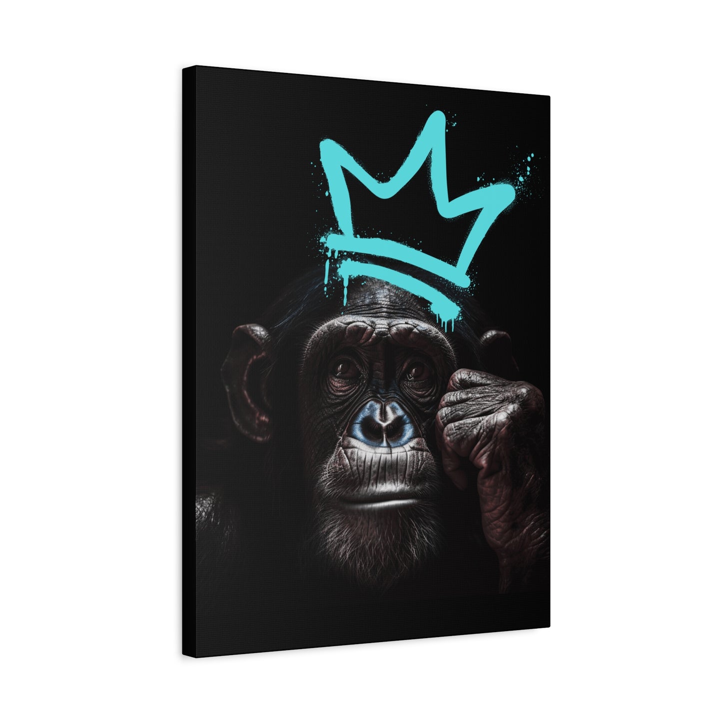 Artistic Monkey Wall Canvas - Crown Graphic Home Decor