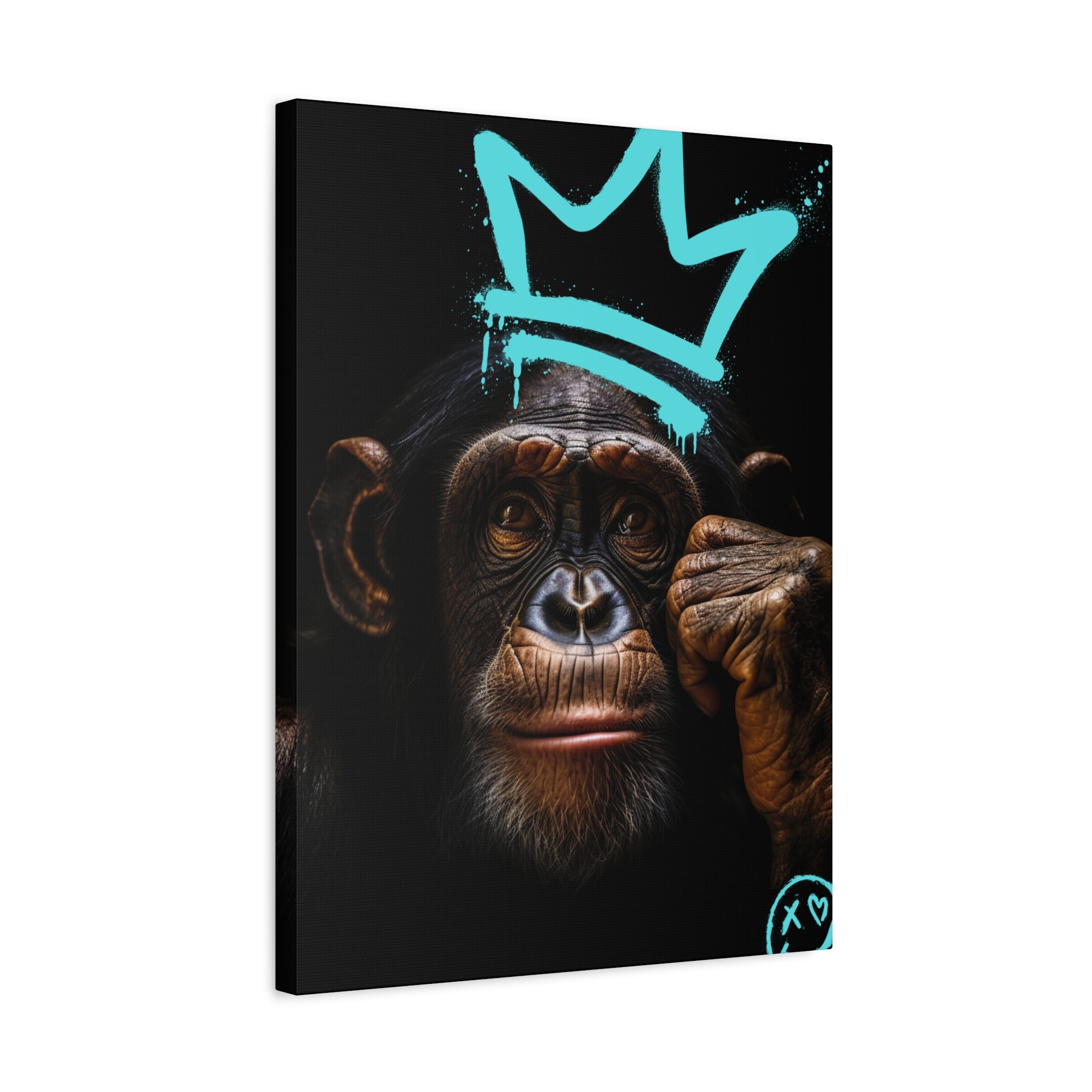 Artistic Monkey Wall Canvas - Crown Graphic Home Decor