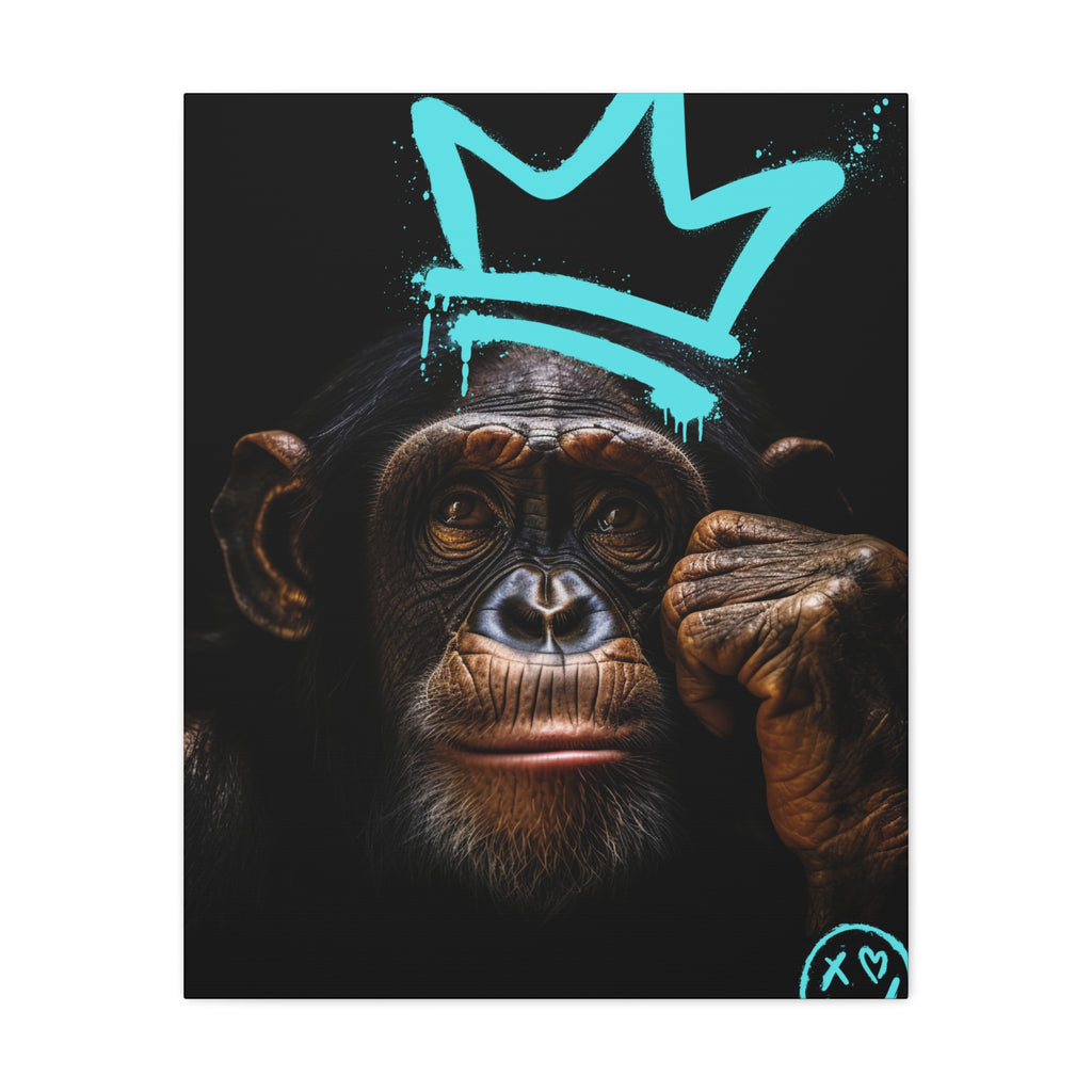 Artistic Monkey Wall Canvas - Crown Graphic Home Decor