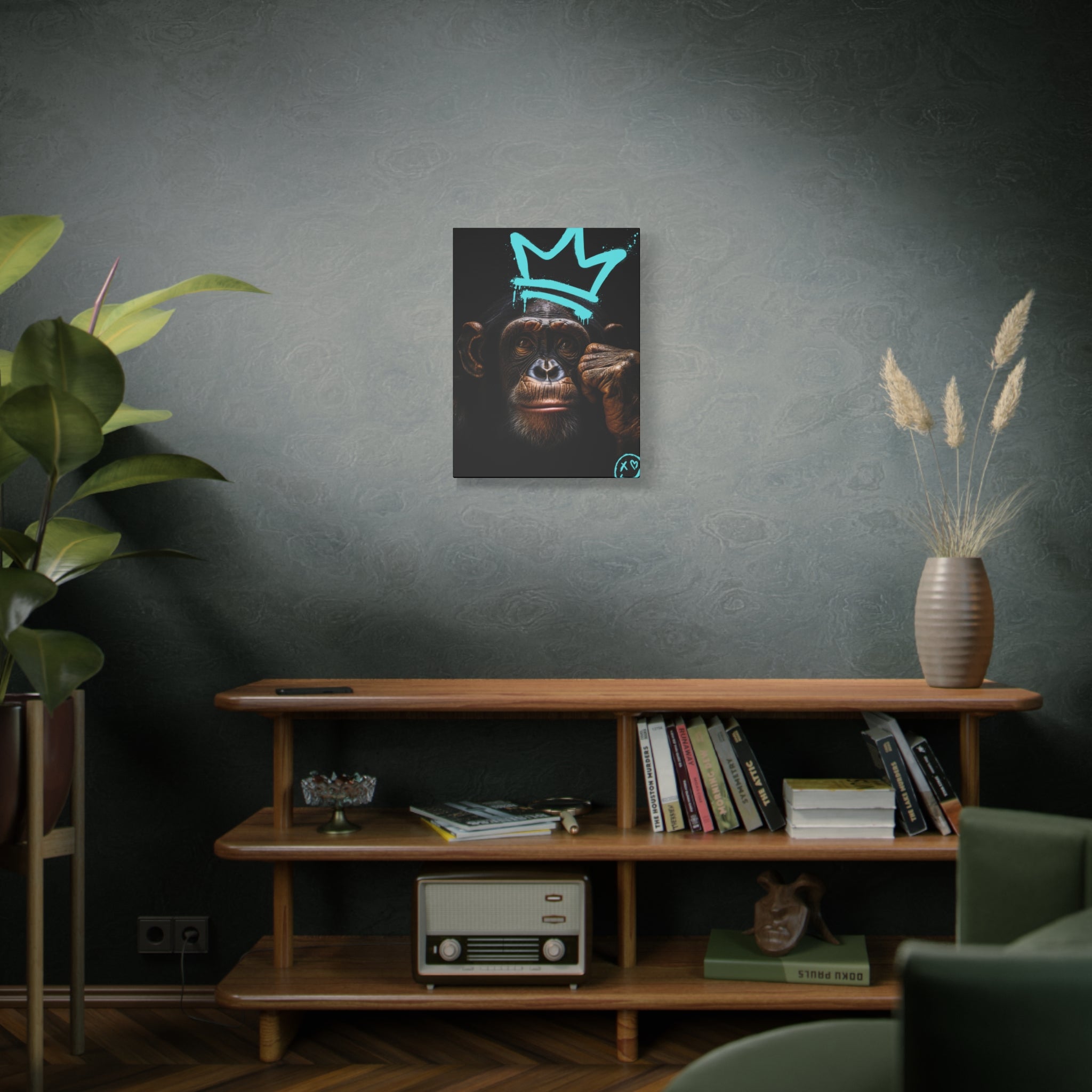 Artistic Monkey Wall Canvas - Crown Graphic Home Decor